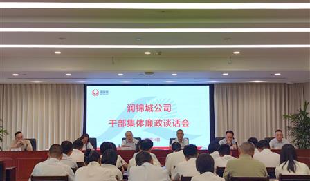 MG不朽情缘公司党总支召开干部整体廉政谈话会